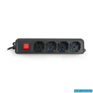 Multiprese Link Link Multipresa 4 Prese Universali Ita/Schuko 10/16 A - Spina 16 A Con Interruttore