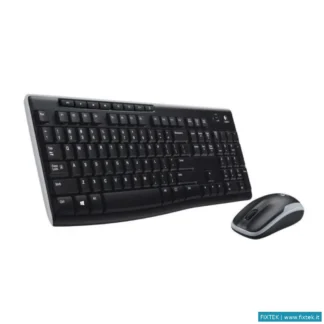 Tastiere Logitech Logitech Bundle Wireless Mouse + Tastiera Mk270