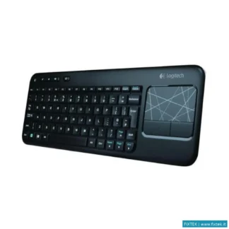 Tastiere Logitech Logitech Keyboard Tastiera Qwerty Italiana Wireless K400 Plus Nera 0 Plus Black
