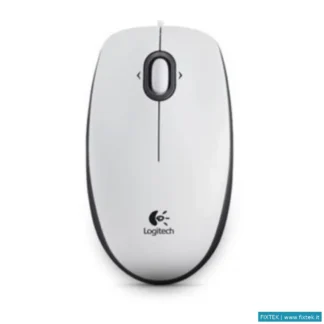Mouse Logitech Logitech Mouse Ottico USB B100 Bianco Retail, 800 Dpi