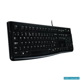 Tastiere Logitech Logitech Tastiera USB K120 Wired Nera Oem