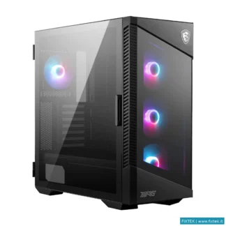 Case Msi Msi Case Atx Mpg Velox 100R Mid-Tower 1XVETRO Temperato, 7 Slot Espansione, 2X3,5/4X2,5, 3X