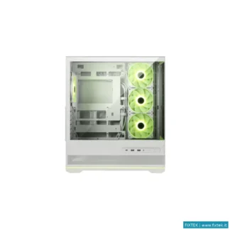 Case Msi Msi Case Bianco, 2 Usb, 1 Type-C, 3X120MM Argb Reverse Blade Fan, 1X120MM Argb Fan, Argb+Pw