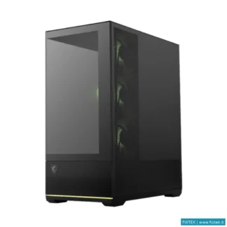 Case Msi Msi Case Nero, 2 Usb, 1TYPE-C, 3X120MM Argb Reverse Blade Fan, 1X120MM Argb Fan, Argb+Pwm C