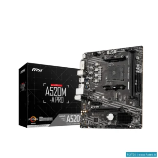Mainboard Msi Msi Mb Amd A520, A520M-A Pro Am4 2DDR4 11PCI-EX16, 1M2, 4SATA3, 6USB3