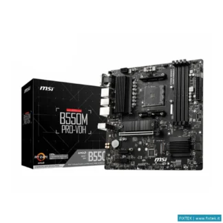 Mainboard Msi Msi Mb Amd B550M Pro-Vdh, B550 ,Am4,4Ddr4,1Pci-Ex16, 2PCI-EX1, 2M.2, 4SATA3,7USB3.2 Ge
