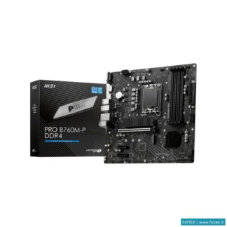 Mainboard Msi Msi Mb B760, Pro B760M-P Ddr4, Lga 1700, 4DDR4, 1PCI-EX16, 2PCI-EX1, 2M.2, 4SATA3, Mat