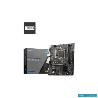 Mainboard Msi Msi Mb H610, Pro H610M-G Ddr5, Lga 1700, 2DDR5,1PCI-EX16,1PCI-EX1,2M.2, 4SATA3