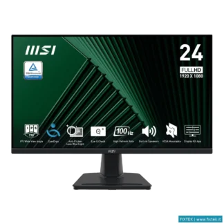 Monitor LED Msi Msi Monitor 23.8 LED IPS 16:9 FHD 1MS 100HZ, Vga/Dp/Hdmi, Multimediale