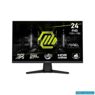 Monitor Gaming Msi Msi Monitor Gaming 23,8 LED IPS 16:9 FHD 0,5Ms 200HZ 300 Cdm, Dp/Hdmi