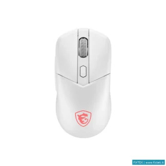 Mouse Msi Msi Mouse Versa 300 W Bianco, Wireless, Ottico, 8000DPI,6 Pulsanti Con Rotella
