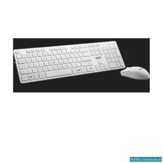 Tastiere Msi Msi Tastiera Bianca Wireless Combo Copilot Pro W It
