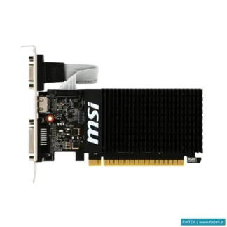 Schede Video Msi Msi VGA Geforce Gt 710, Gt 710 2GD3H Lp, 2GB Gddr3, Dvi/Hdmi/Vga, Lp