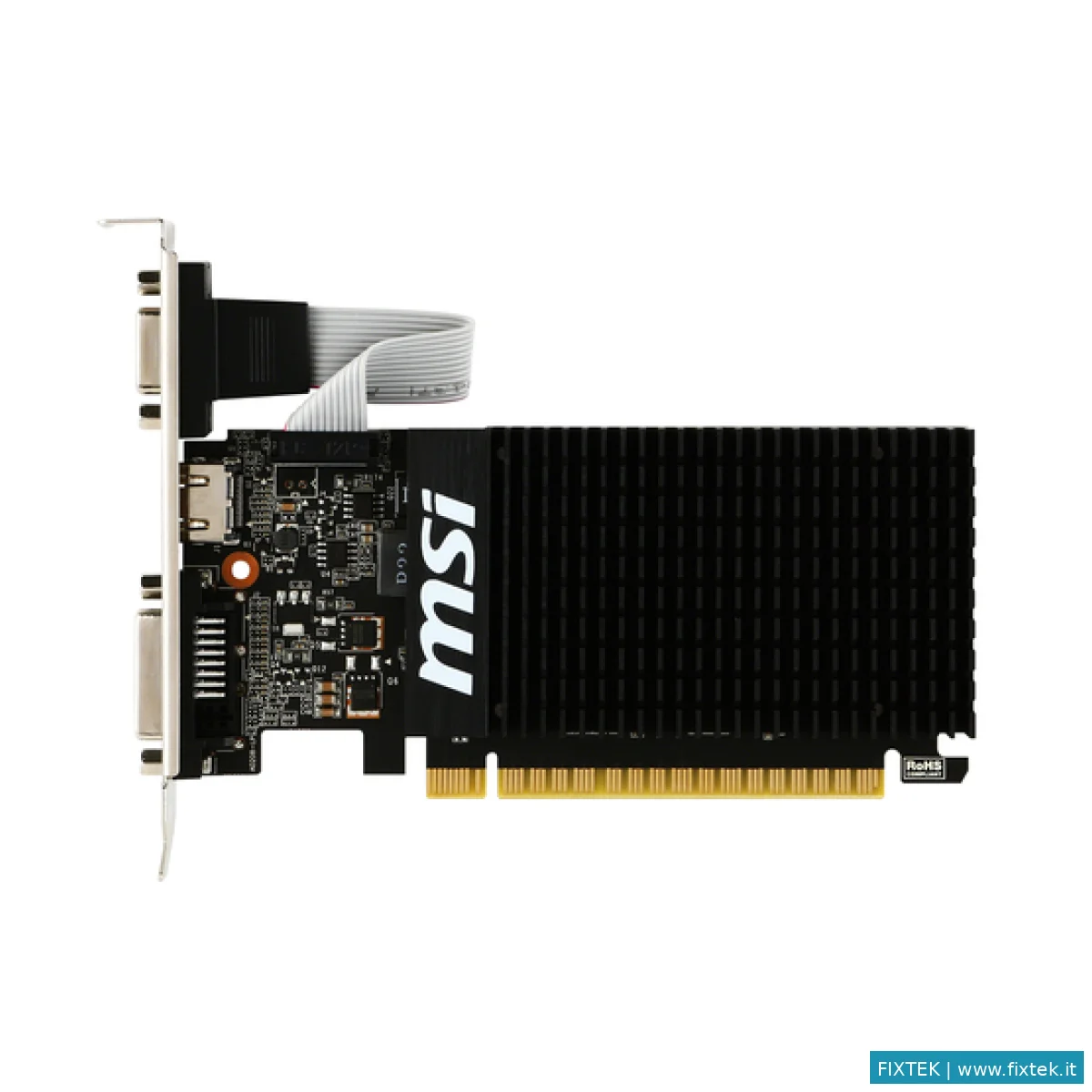 Schede Video Msi Msi VGA Geforce Gt 710, Gt 710 2GD3H Lp, 2GB Gddr3, Dvi/Hdmi/Vga, Lp