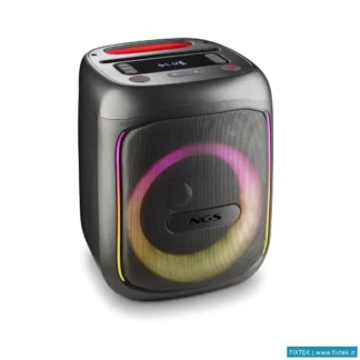 Speaker Ngs Ngs Altoparlante Portatile 80W, Autonomia 10H, Led, Ingresso Bt,Tws,Usb,Tf,Aux Con Ingr