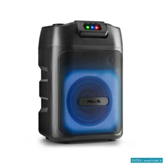Speaker Ngs Ngs Altoparlante Wireless, 80 W, Compatibile Con Bluetooth E Tws, Luci Laser Proiezione