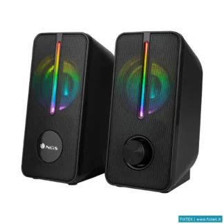 Speaker Ngs Ngs Altoparlanti Speaker Set 12W, Illuminazione RGB