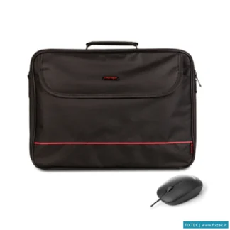 Borse Per Notebook Ngs Ngs Borsa Organizer Notebook Fino 16" + Mouse Ottico Nero
