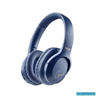 Cuffie E Microfoni Ngs Ngs Cuffie Bluetooth 5.1 Artica Greed Col.blue Con Ricarica Usb/Usb-C+ Jack 3