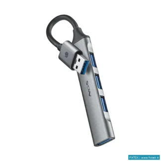 Hub USB Ngs Ngs Mini Hub 4 Porte Usb, 1 X USB 3.2 Gen1 E 3 X USB 2.0, PC E Mac