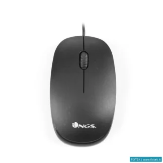 Mouse Ngs Ngs Mouse Ottico 1000DPI USB 3 Tasti Nero