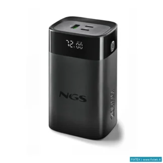 Power Pack Ngs Ngs Powerbank, Carica Rapida, 65 W, 20000MAH, Compatto, Universale