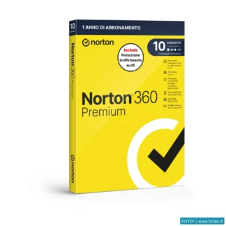 Antivirus Symantec Norton 360 Premium 2026 - Antitruffa-10 Dispositivi 12 Mesi 75GB - It Box