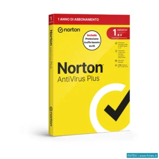 Antivirus Symantec Norton Antivirus Plus 2026 -Antitruffa- 1 Dispositivo 12 Mesi 2GB - It Box