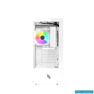 Case Noua Noua Case Atx Nexus P200 Bianco 0.5Mm Spcc 2, Usb3.0/2.0 , Fan Argb Front, Glass