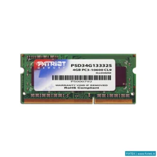Memorie RAM Patriot Patriot RAM Sodimm 4GB DDR3 1333MHZ