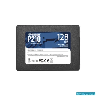 SSD Interni Patriot Patriot SSD Interno P210 128GB 2,5 SATA 6GB/S R/W 450/430