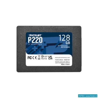 SSD Interni Patriot Patriot SSD Interno P220 128GB 2,5" SATA 6GB/S R/W 500/480