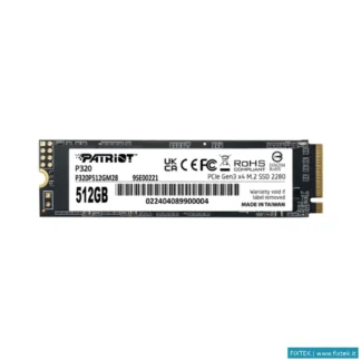 SSD Interni Patriot Patriot SSD P320 512GB M.2280 Pci-E R/W 3000/2200Mb/S