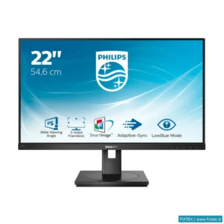 Monitor LED Philips Philips Monitor 21,5 LED IPS 16:9 FHD 4MS 250 Cd/M, Vga/Dvi/Dp/Hdmi, Multimedial