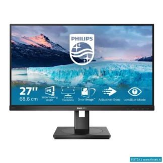 Monitor LED Philips Philips Monitor 27 LED IPS 16:9 FHD 4MS 250 Cdm Vga/Dvi/Dp/Hdmi Pivot Multimedia