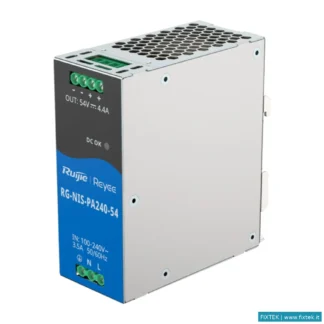 Switch E Hub Ruijiee Reyee Alimentatore Ac/Dc 240W 56V Din-Rail Per Switch Industriali