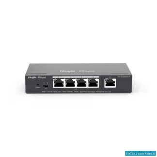 Switch E Hub Ruijiee Reyee Smart Switch Poe Gigabit 5 P., 4 P. Poe/Poe+, Poe Power Budget 54W (Chass