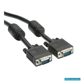 Cavi Di Rete Roline Roline Cavo Di Rete Hq VGA Cable+ Ferrite, Ddc, Hd15, M/M, 6 M Nero