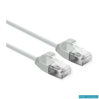 Cavi Di Rete Roline Roline Cavo Di Rete Utp Data Center Patchcord Cat.6A/Classe Ea, Lsoh, Slim, Grig