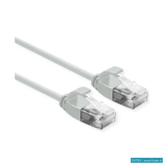 Cavi Di Rete Roline Roline Cavo Di Rete Utp Data Center Patchcord Cat.6A/Classe Ea, Lsoh, Slim, Grig