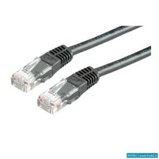 Cavi Di Rete Roline Roline Cavo Di Rete Utp Patchcord Cat.5E/Classe D, Nero, 2M