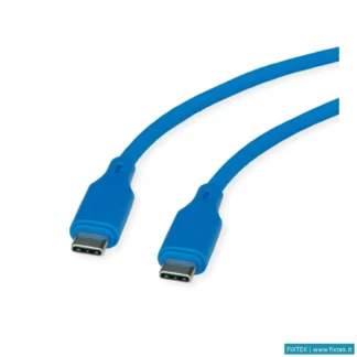 Cavi USB Roline Roline Cavo USB Colorato, 1M, Blu