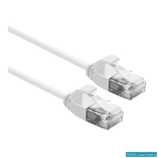 Cavi Di Rete Roline Roline Cavo Utp Data Center Patchcord Cat.6A/Class Ea, Lsoh, Slim, Bianco, 1.5M