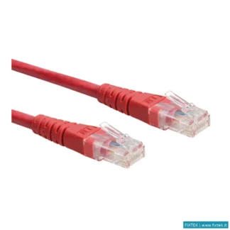 Cavi Di Rete Roline Roline Cavo Utp Patchcord Cat.6/Class E, Rosso, 0.3M