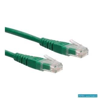 Cavi Di Rete Roline Roline Cavo Utp Patchcord Cat.6, Class E, Verde, 3M