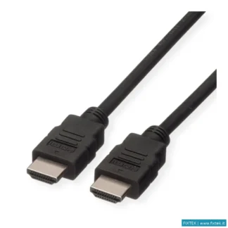 Cavi Hdmi/Vga/Dvi/Dp Roline Roline Green Cavo HDMI High Speed Cable E Ethernet, M M, Black, 1M