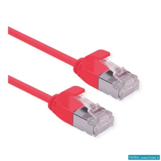 Cavi Di Rete Roline Roline Green Cavo U/Ftp Datacenter Patchcord Cat.6A Class Ea, Lsoh/Tpe, Slim, Ro