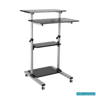 Accessori Net/Notebook Roline Roline Pc-Standing Workstation, Nero/Grigio