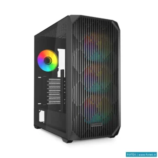 Case Sharkoon Sharkoon Case Ak3 RGB Atx Black