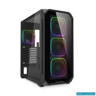 Case Sharkoon Sharkoon Case Ak5G RGB Atx Black